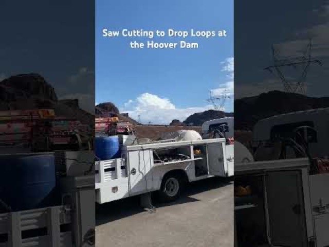Kyosis crew working on toll revenue and access control equipment at the Hoover Dam